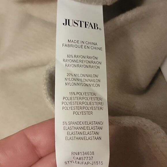 NWT Justfab Shacket in Large - Picture 7 of 8